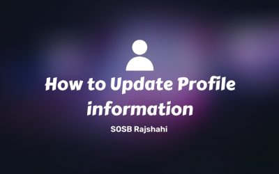 How to Update Profile information
