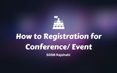 How to Registration for Conference/ Event