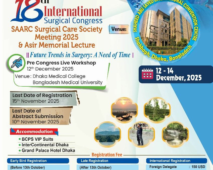 18th International Surgical Congress 12-14, December 2025.